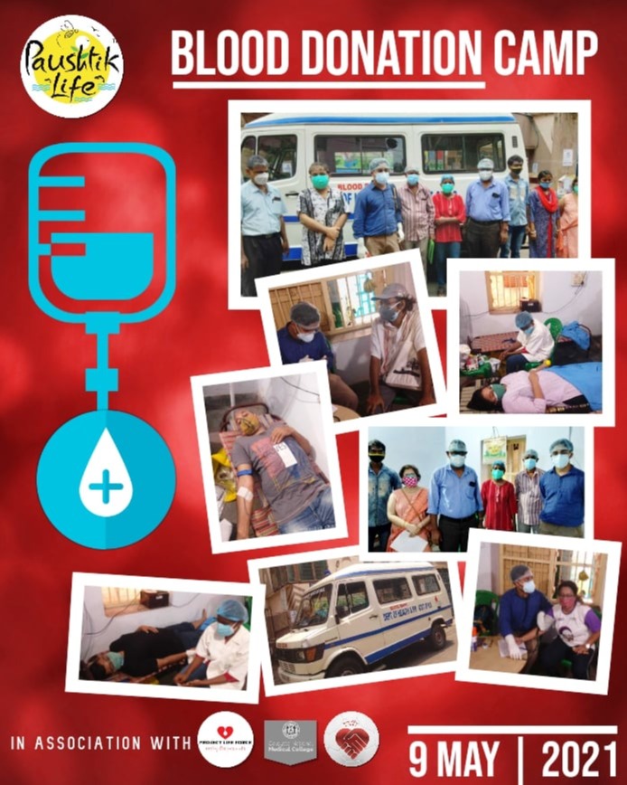Blood Donation Camp_9th May 2021_Paushtik Life