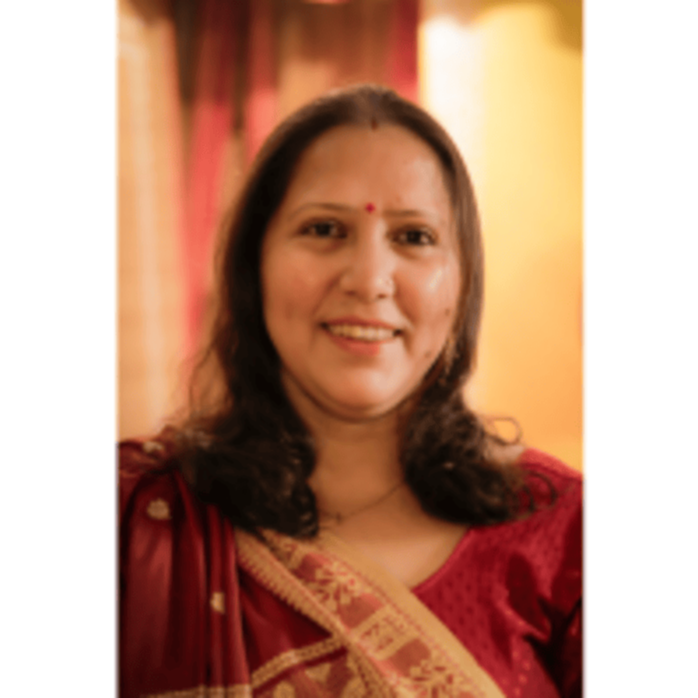 <center><b><div style="color:darkblue;font-size:20px;">Ruth Chattopadhyay</div></b></center> <br>
<center><div style="color:skyblue;font-size:15px;">Training Lead</div></center>
<br>
<center><div style="color:grey;font-size:15px;">Founder of Kolkata-based Paushtik Life, is a former teacher with 20+ years of experience. Since 2018, she has empowered 300+ rural women through market access and initiatives promoting traditional, healthy eating—merging India’s food wisdom with modern needs through organic farming, indigenous cuisines, and sustainable practices.</div></center>